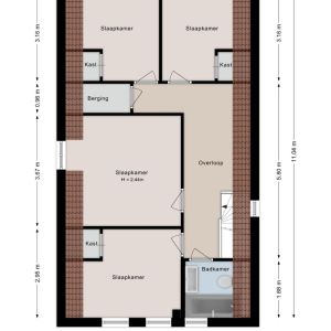 Stationsweg 15, 7692 AB Marienberg - Plattegrond 2