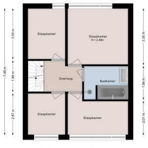 Prinses Marijkelaan 108, 7776 XH Slagharen - Plattegrond 2