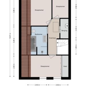 De Spa 30, 7776 CX Slagharen - Plattegrond 2