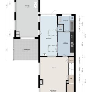 Fliersdijk 2, 7691 BD Bergentheim - Plattegrond 1