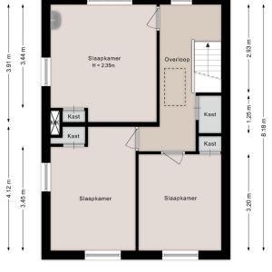Fliersdijk 2, 7691 BD Bergentheim - Plattegrond 2