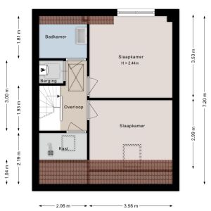 Binnenhof 37, 7772 JK Hardenberg - Plattegrond 2