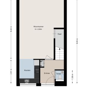 Mesdagstraat 13, 7701 ZT Dedemsvaart - Plattegrond 1