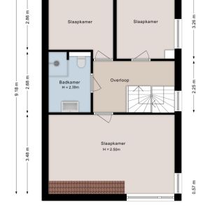Hondsroos 36, 7701 NN Dedemsvaart - Plattegrond 2