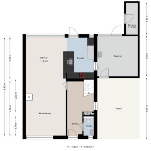 Groen van Prinstererstraat 3, 7691 AH Bergentheim - Plattegrond 1