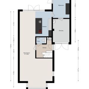 Reininkstraat 17, 7707 EP Balkbrug - Plattegrond 1