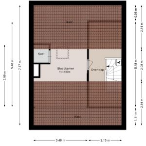 Rembrandtstraat 36, 7771 XG Hardenberg - Plattegrond 3