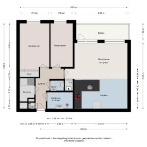 De Mulderij 233, 7772 HM Hardenberg - Plattegrond 1