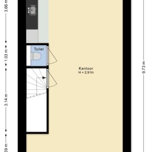 Galileistraat 1 n, 7701 SK Dedemsvaart - Plattegrond 1