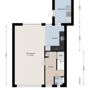 Polluxstraat 23, 7771 XN Hardenberg - Plattegrond 1