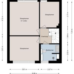 Polluxstraat 23, 7771 XN Hardenberg - Plattegrond 2