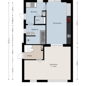 Van Haeringenstraat 33, 7701 CM Dedemsvaart - Plattegrond 1