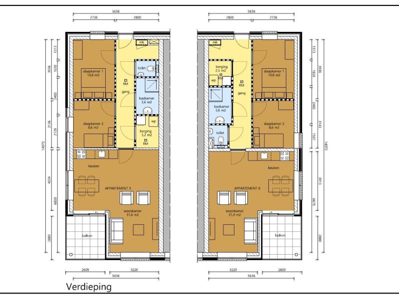 Appartement 't Veenblok (Bouwnr. 3), 7776 BE Slagharen - Foto 5