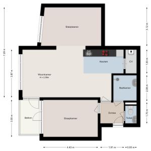 Marktstraat 55, 7701 GT Dedemsvaart - Plattegrond 1