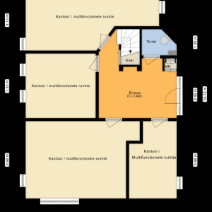 Mr. Zacharias Tijllaan 4 a, 7701 HS Dedemsvaart - Plattegrond 1