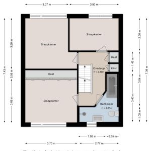 Meteoorlaan 38, 7771 EC Hardenberg - Plattegrond 2