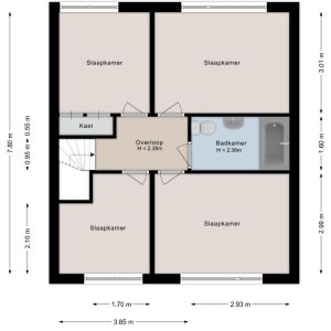 Sperwerweg 5, 7701 JV Dedemsvaart - Plattegrond 2