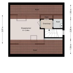 De Koningsvaren 100, 7701 MK Dedemsvaart - Plattegrond 3