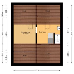 Anton van der Horststraat 7, 7701 TG Dedemsvaart - Plattegrond 3