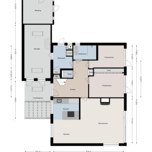 Kolibriestraat 13, 7771 CA Hardenberg - Plattegrond 1