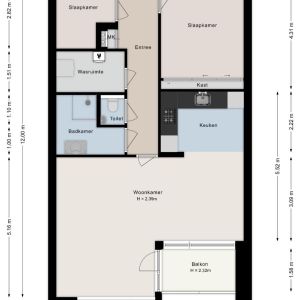 Markt 93, 7701 GW Dedemsvaart - Plattegrond 1
