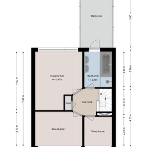 Molenweg 43, 7707 CA Balkbrug - Plattegrond 2