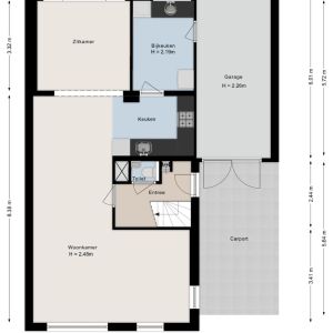 Herderstasje 52, 7772 LD Hardenberg - Plattegrond 1