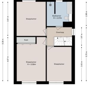 Herderstasje 52, 7772 LD Hardenberg - Plattegrond 2