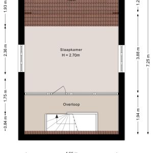 Het Schild 13, 7707 EB Balkbrug - Plattegrond 2