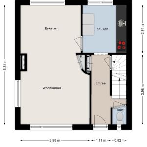 Krikkenstraat 2, 7701 CW Dedemsvaart - Plattegrond 1