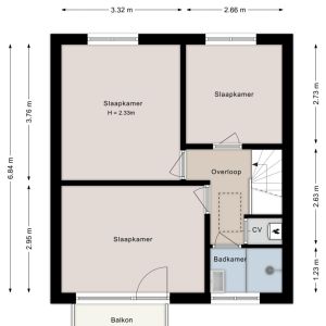 Krikkenstraat 2, 7701 CW Dedemsvaart - Plattegrond 2