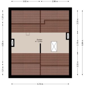 Krikkenstraat 2, 7701 CW Dedemsvaart - Plattegrond 3