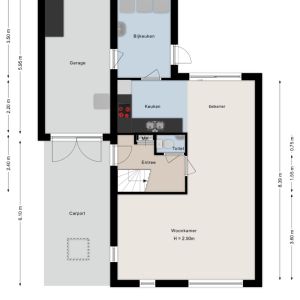 De Lisdodde 2, 7702 AB Dedemsvaart - Plattegrond 1