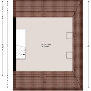 Slagerswerf 8, 7702 DB Dedemsvaart - Plattegrond 3