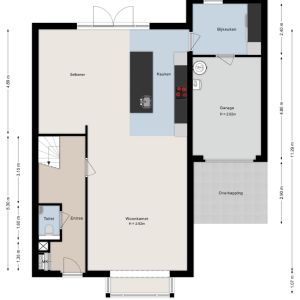 Slagerswerf 8, 7702 DB Dedemsvaart - Plattegrond 1