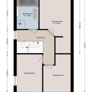 Weenerwerf 11, 7701 XV Dedemsvaart - Plattegrond 2
