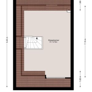 Weenerwerf 11, 7701 XV Dedemsvaart - Plattegrond 3