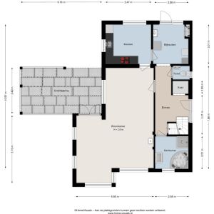 De Vaart 61, 7784 DK Ane - Plattegrond 1