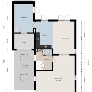 Het Bolwerk 6, 7707 EN Balkbrug - Plattegrond 1