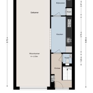 Bachplein 29, 7701 TT Dedemsvaart - Plattegrond 1