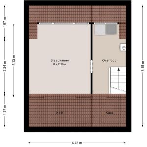 Bachplein 29, 7701 TT Dedemsvaart - Plattegrond 3