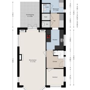 Molstraat 22, 7701 JC Dedemsvaart - Plattegrond 1