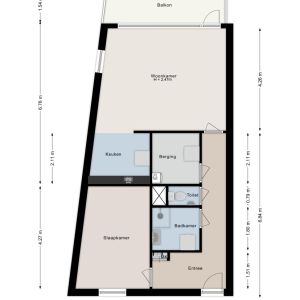 De Spinde 204, 7772 HE Hardenberg - Plattegrond 1