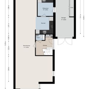 Van Barneveldstraat 18, 7701 XG Dedemsvaart - Plattegrond 1