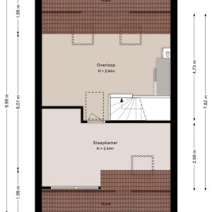 Van Barneveldstraat 18, 7701 XG Dedemsvaart - Plattegrond 3
