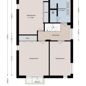 De Rietgans 14, 7702 AX Dedemsvaart - Plattegrond 2