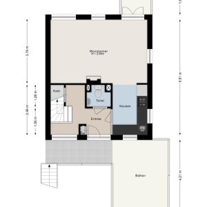 De Jasmijn 16, 7701 WT Dedemsvaart - Plattegrond 1