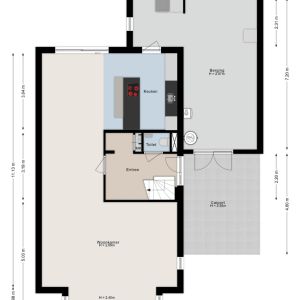 Lavendel 59, 7773 EC Hardenberg - Plattegrond 1