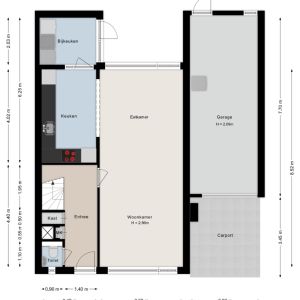 Marsstraat 44, 7782 RK De Krim - Plattegrond 1