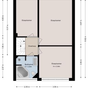 Marsstraat 44, 7782 RK De Krim - Plattegrond 2